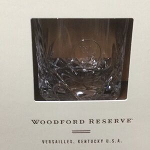 NIB One Wood Ford Crystal Rocks Glass